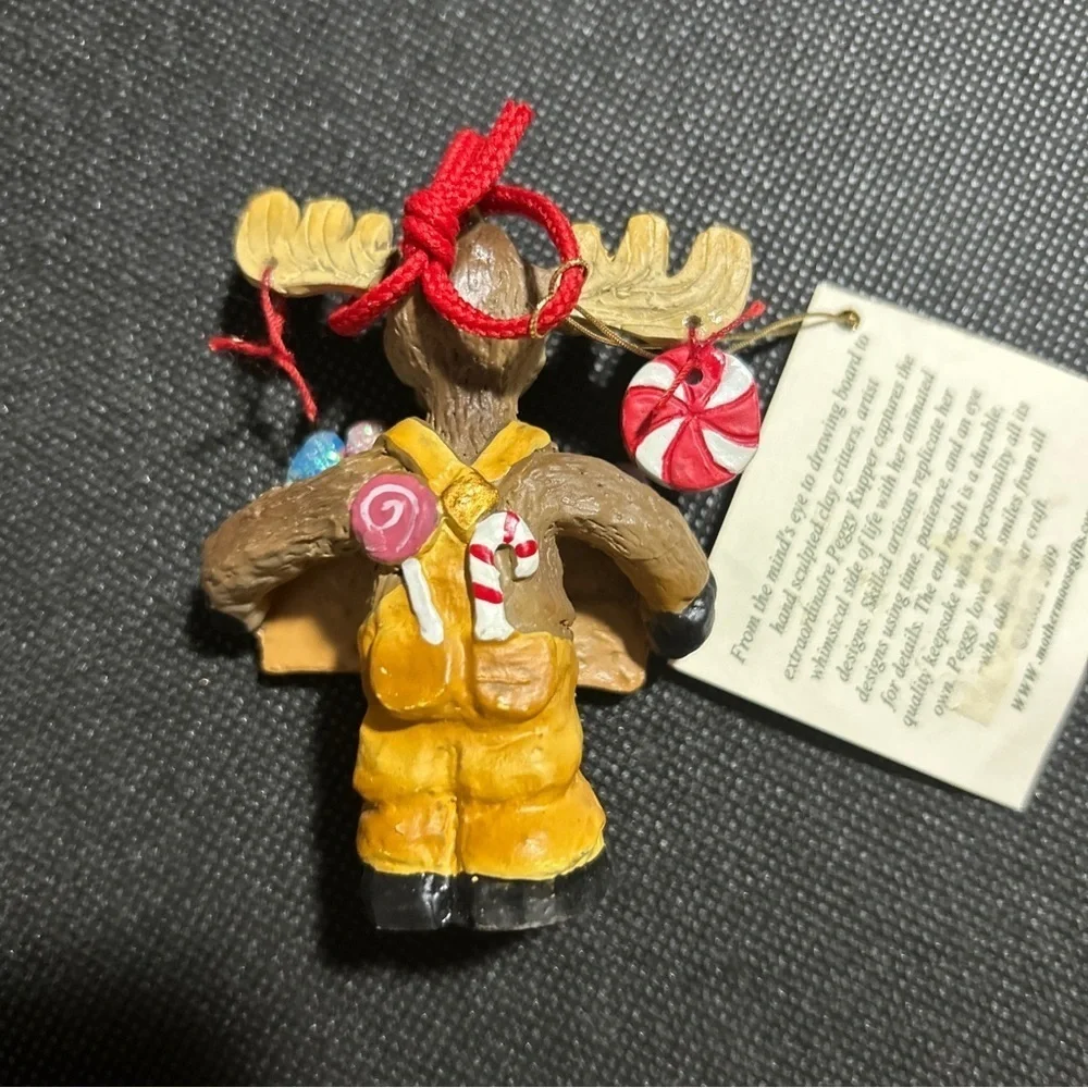 Mother Moose World Candi Mooskin North Pole Colorado Christmas Ornament